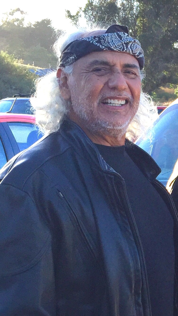 On location of the Fixer staring James Franco. Tomales, California, Sukorov party bonfire, as Biker Jose. August 2015.