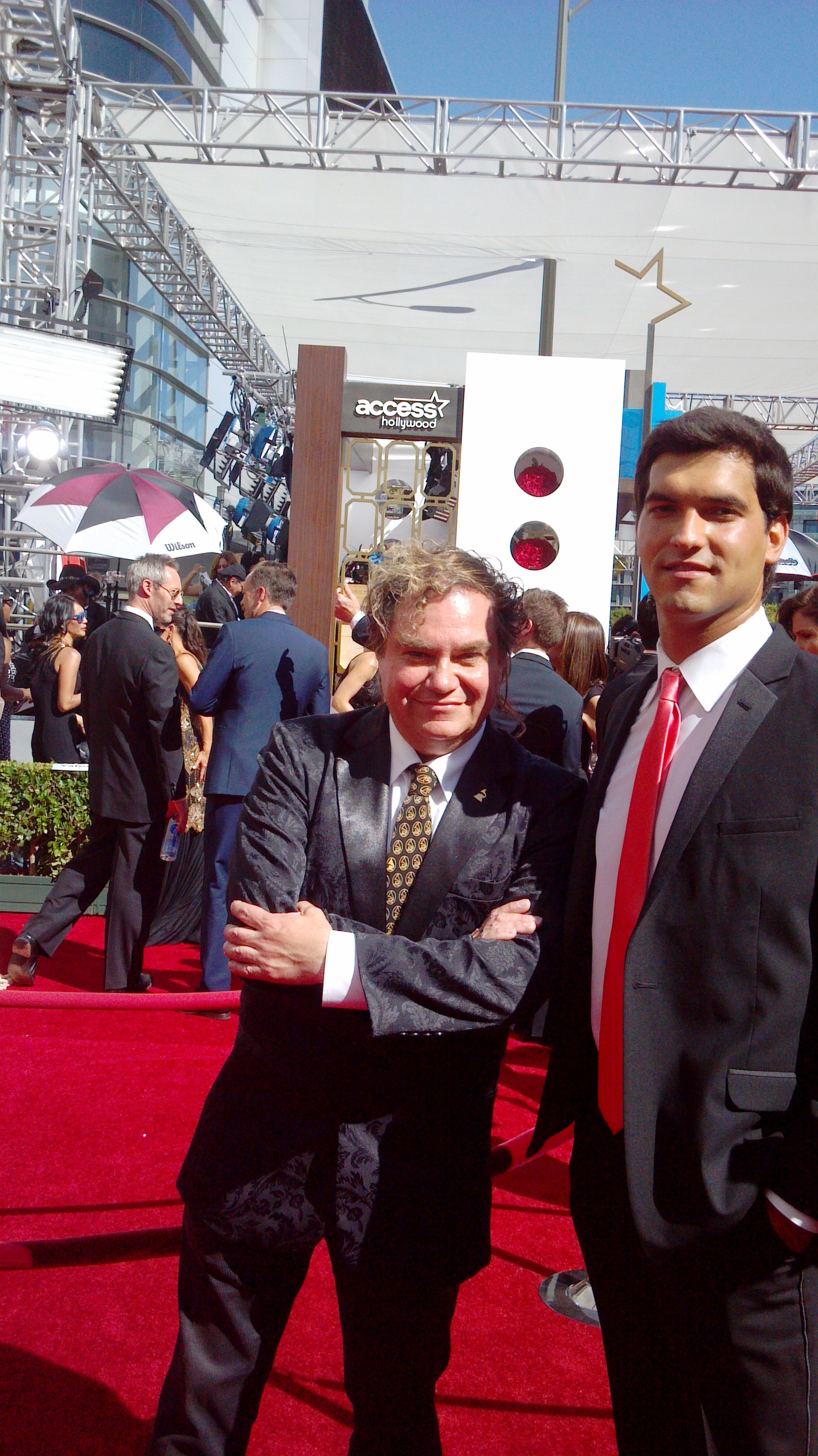 Red Carpet 65th EMMY AWARDS Mikel Beaukel and Pierre Patrick
