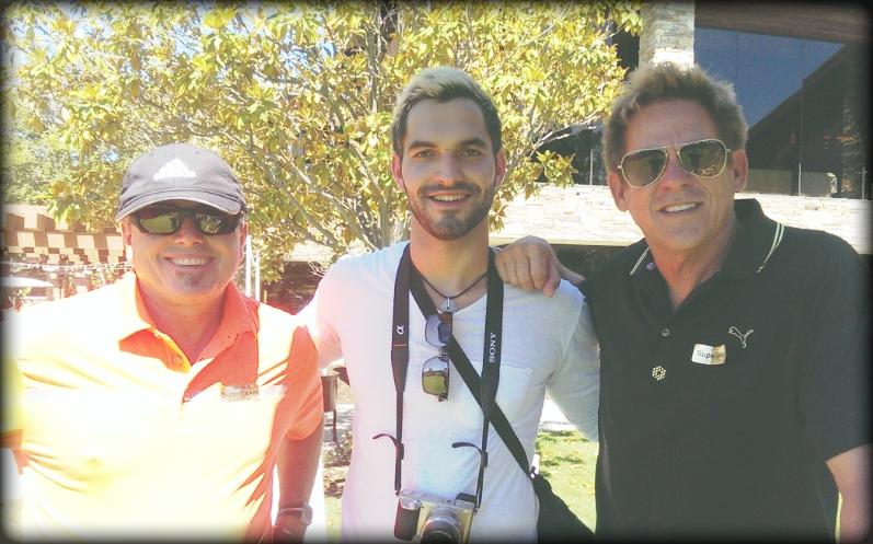 Mikel Steven with Television Legend's Chris Knight (Brady Bunch) and Michael Dudikoff