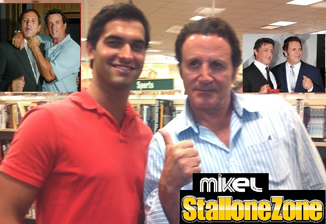 Mikel Beaukel with Grammy and Golden Globe Nominee Frank Stallone