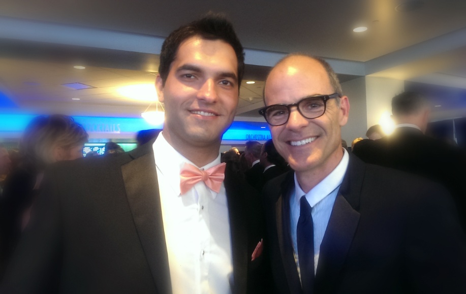 MIKEL Beaukel and Michael Kelly at The 66th Emmy Awards 2014