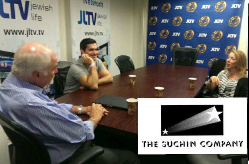 MIKEL Beaukel meeting at JLTV Studios with MOM and Milt Suchin of The Suchin Company.