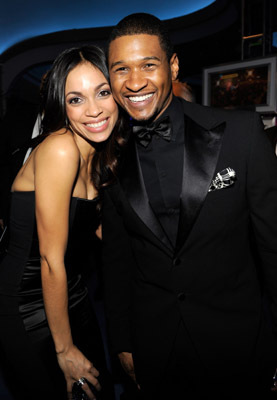 Rosario Dawson and Usher Raymond