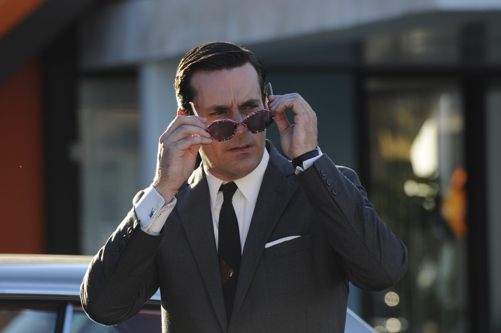 Still of Jon Hamm in MAD MEN. Reklamos vilkai (2007)