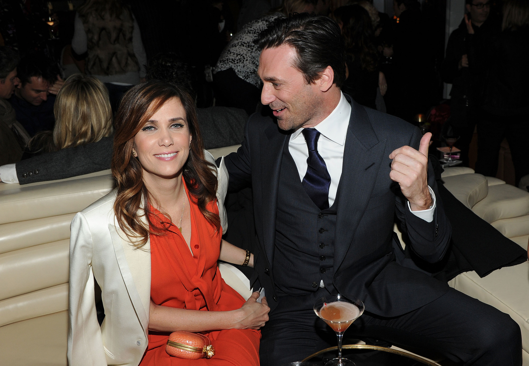 Jon Hamm and Kristen Wiig at event of Friends with Kids (2011)