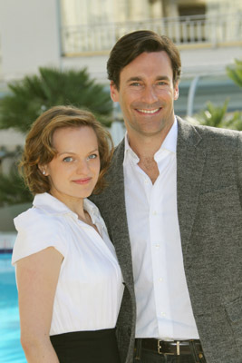 Elisabeth Moss and Jon Hamm