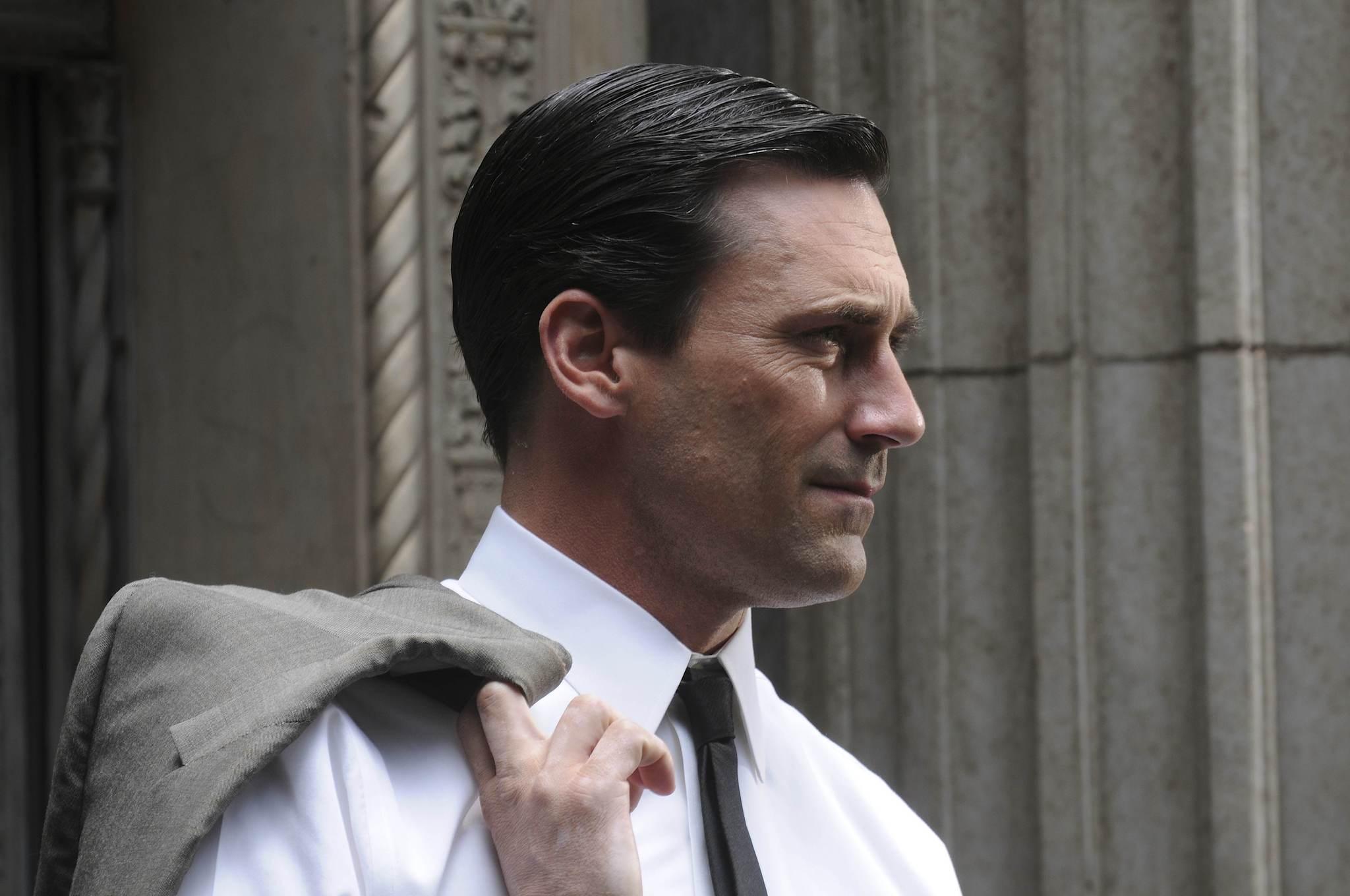 Still of Jon Hamm in MAD MEN. Reklamos vilkai (2007)