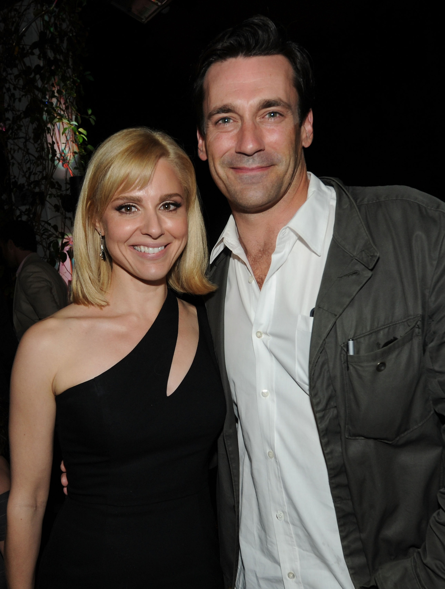 Cara Buono and Jon Hamm