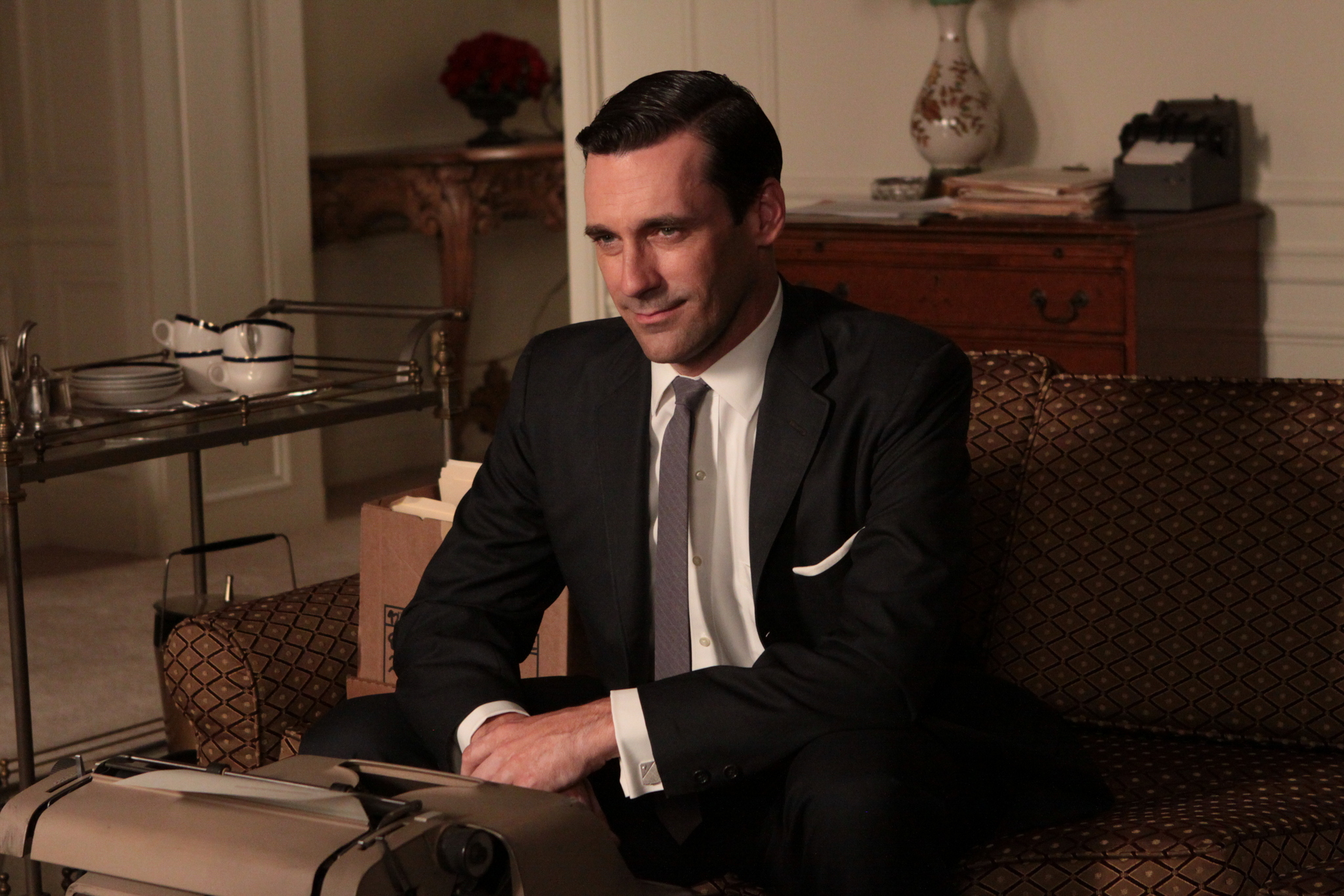 Still of Jon Hamm in MAD MEN. Reklamos vilkai (2007)