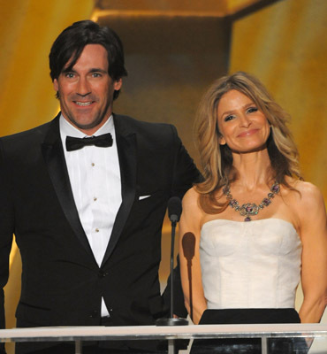 Kyra Sedgwick and Jon Hamm