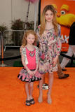 Riley Jane and Morgan Lily at the Dr Seuss The Lorax Premiere at the Universal Amphitheatre In Los Angeles.