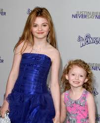 Actress Morgan Lily (L) attends the 'Justin Bieber: Never Say Never' Los Angeles Premiere at Nokia Theatre L.A. Live on February 8, 2011 in Los Angeles, California. (Photo by Steve Granitz/WireImage)
