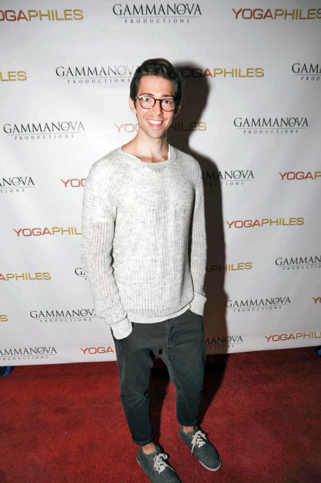 John R. Colley at premiere of Yogaphiles