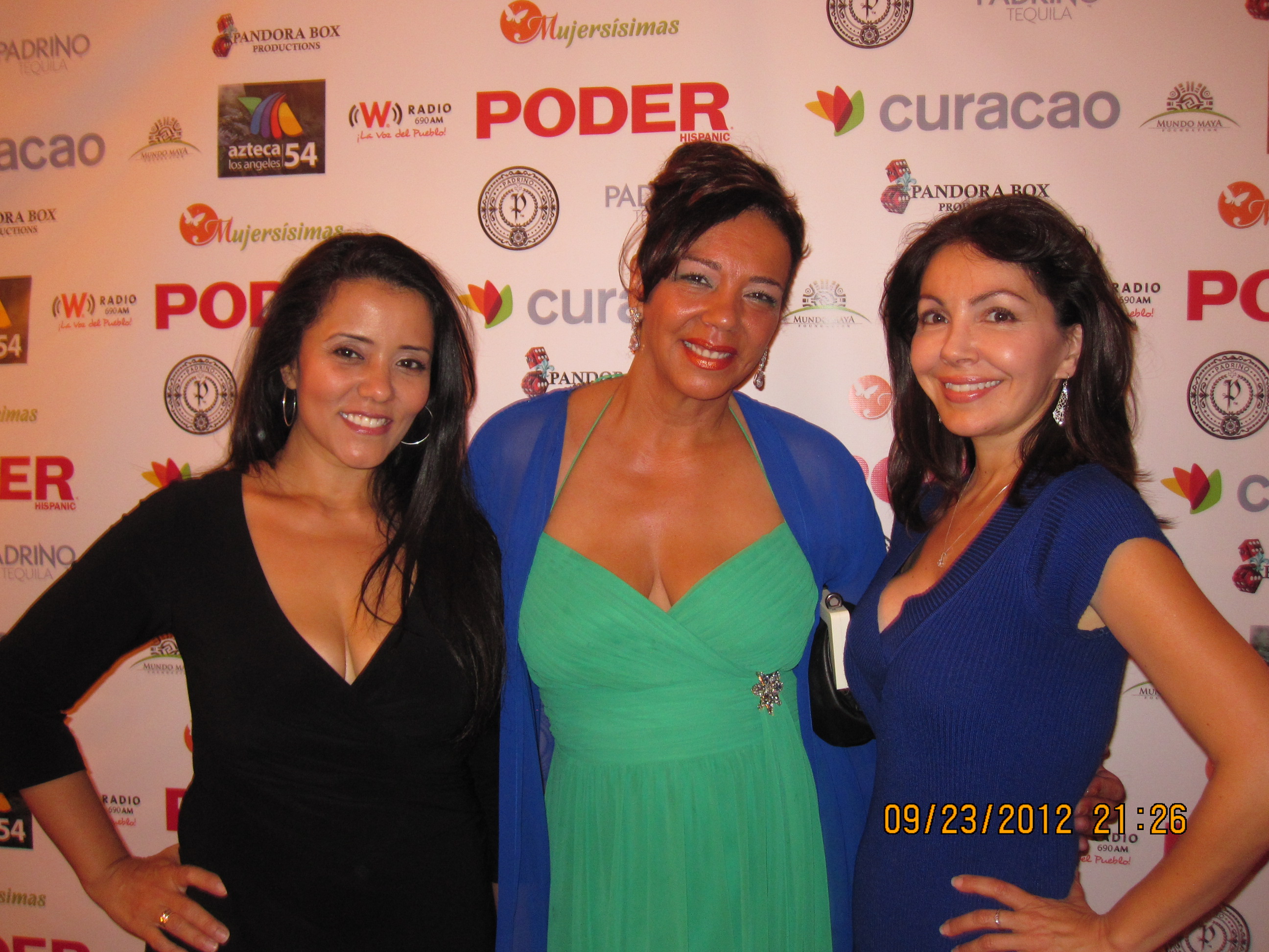 Sandy Baumann with Miranda Martinez and Kiki Melendez