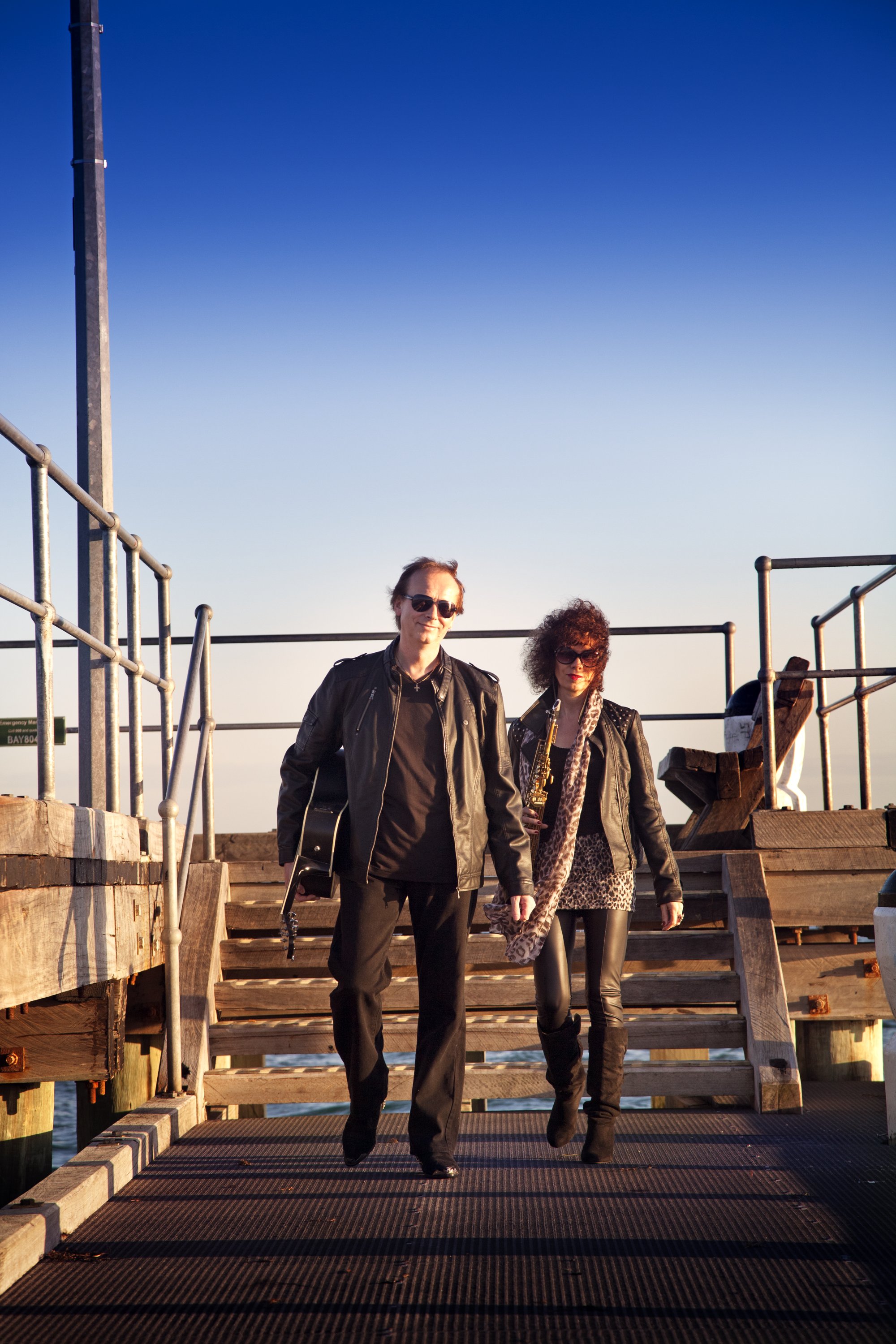 Dave Long and Trish Long - Sahara 26 March 2013 Rosebud Jetty