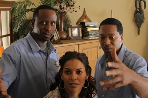 Still of Owen Smith, Royale Watkins, and Salli Richardson-Whitfield in I Will Follow