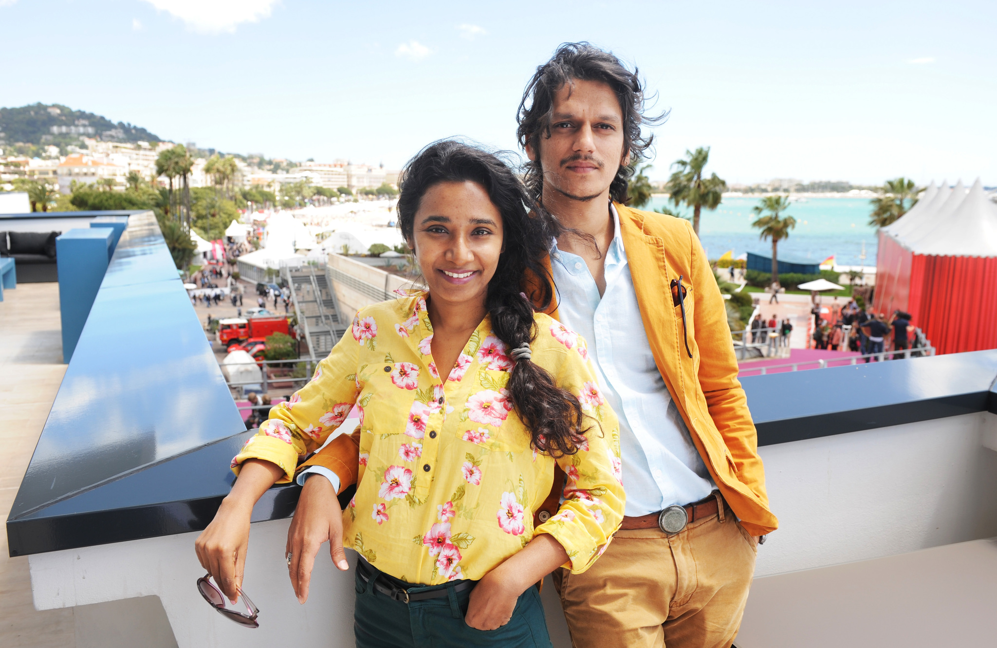 Tannishtha Chatterjee and Vijay Varma at event of Monsoon Shootout (2013)