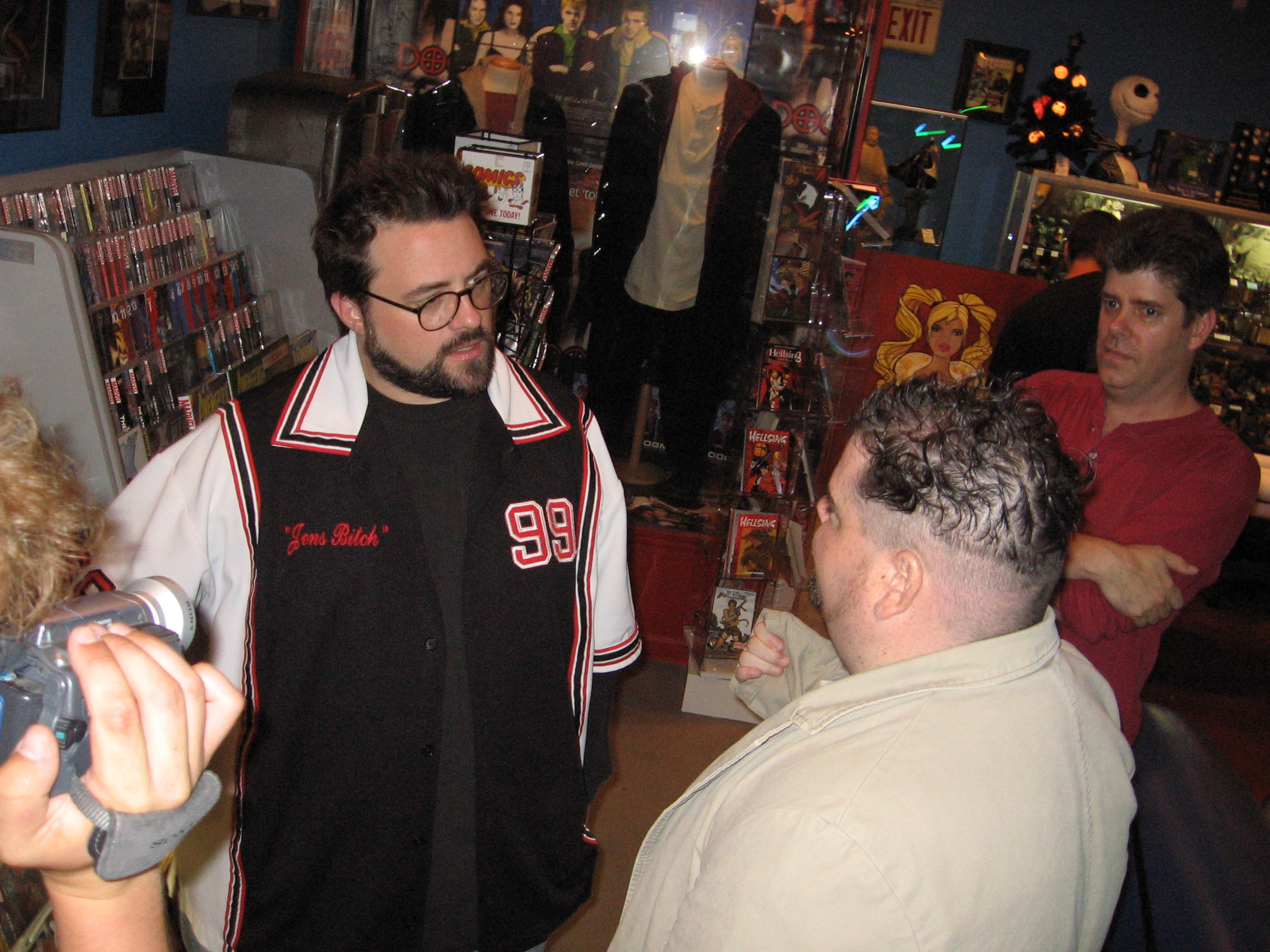 Press: Comic Book Men Event(L-R)Kevin Smith,Michael Ray Bower Share Comic Thoughts