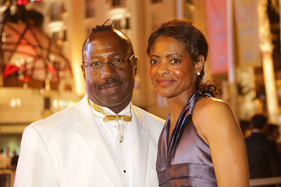 Director Bruce B. Gordon with executive producer/wife, Dr. Gail Gordon at the 2014 Festival de Cannes & Marché du Film Producers' Workshop (Cannes, France).