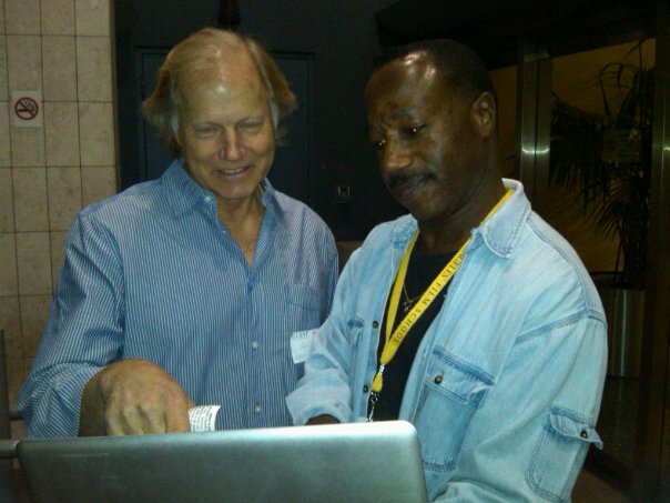 Director Bruce B. Gordon conferring with Emmy Award-winning (& ACE nominated) editor Christopher Nelson (