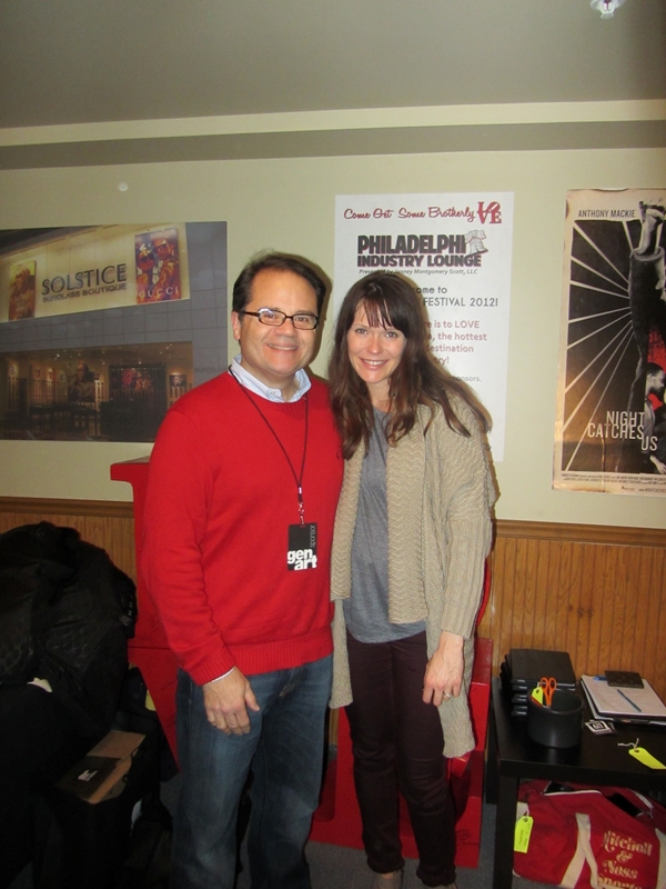 With Katie Aselton at Sundance Film Festival 2012