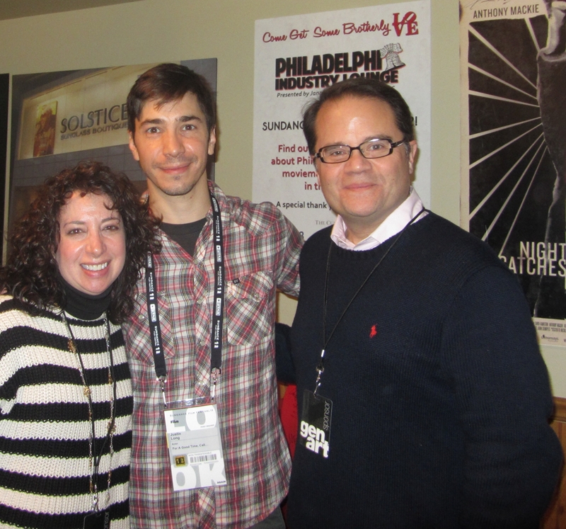 With Justin Long and Lori Landew at Sundance Film Festival 2012