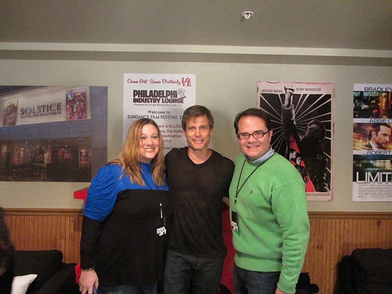 With Casper Van Dien, Nicole Shiner at Sundance Film Festival 2012