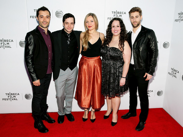 Frankie Alverez, Luke Lucurcio, Robin Rose Singer, Shara Ashley Zeiger, and Luke Guldan on the red carpet for the premiere of 