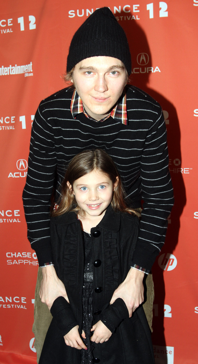 Shay with co-star Paul Dano at the premier of For Ellen at the Sundance film festival 2012.