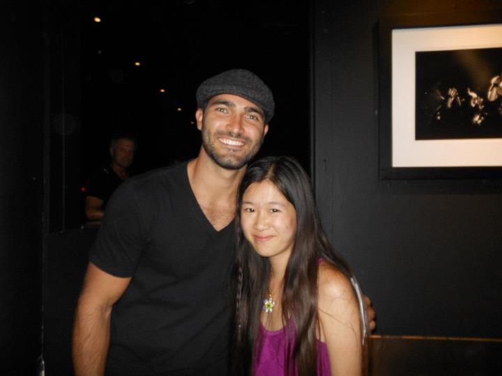 Actress Tina Q. Nguyen and MTV's Teen Wolf actor Tyler Hoechlin attends the Lost in Kostko concert at the Roxy Theater in Los Angeles on September 9, 2012.