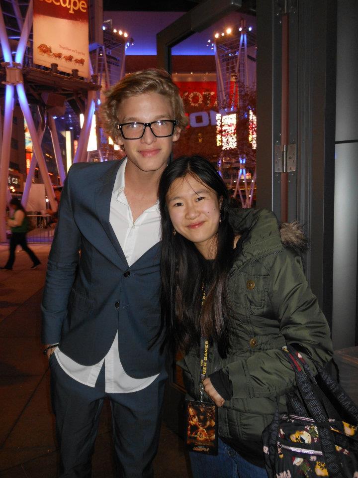 Singer Cody Simpson and Tina Q Nguyen at Lionsgate 
