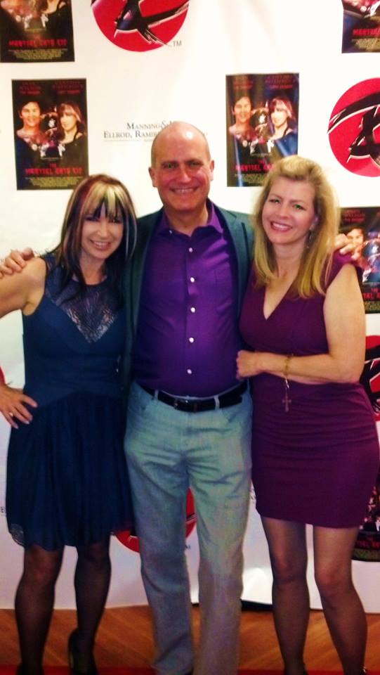 With Cynthia Rothrock and my wife Jane.