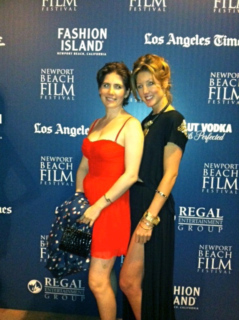 Christina Myers and Stephanie Allen at the Newport Beach Film Festival Gala