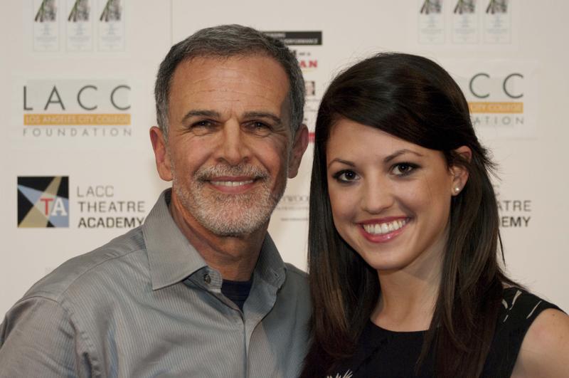 Tony Plana from Ugly Betty and I at Death of a Salesman Premiere