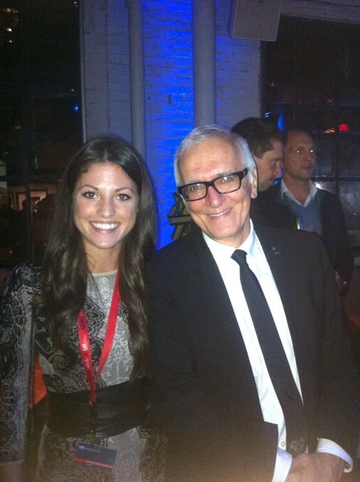 Producer Roger Frappier and I at the TIFF The Grand Seduction After Party