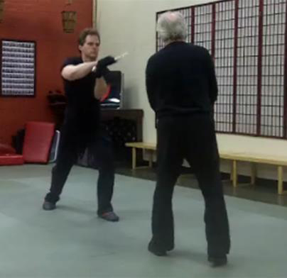 Mark Hildebrandt Sword Training with Robert Goodwin.