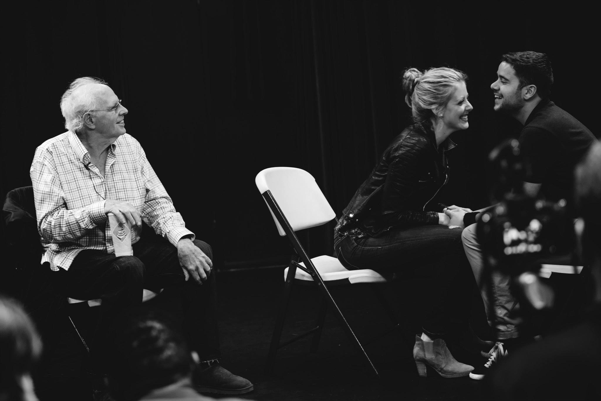 Working on Stage with Oscar nominated Bruce Dern.
