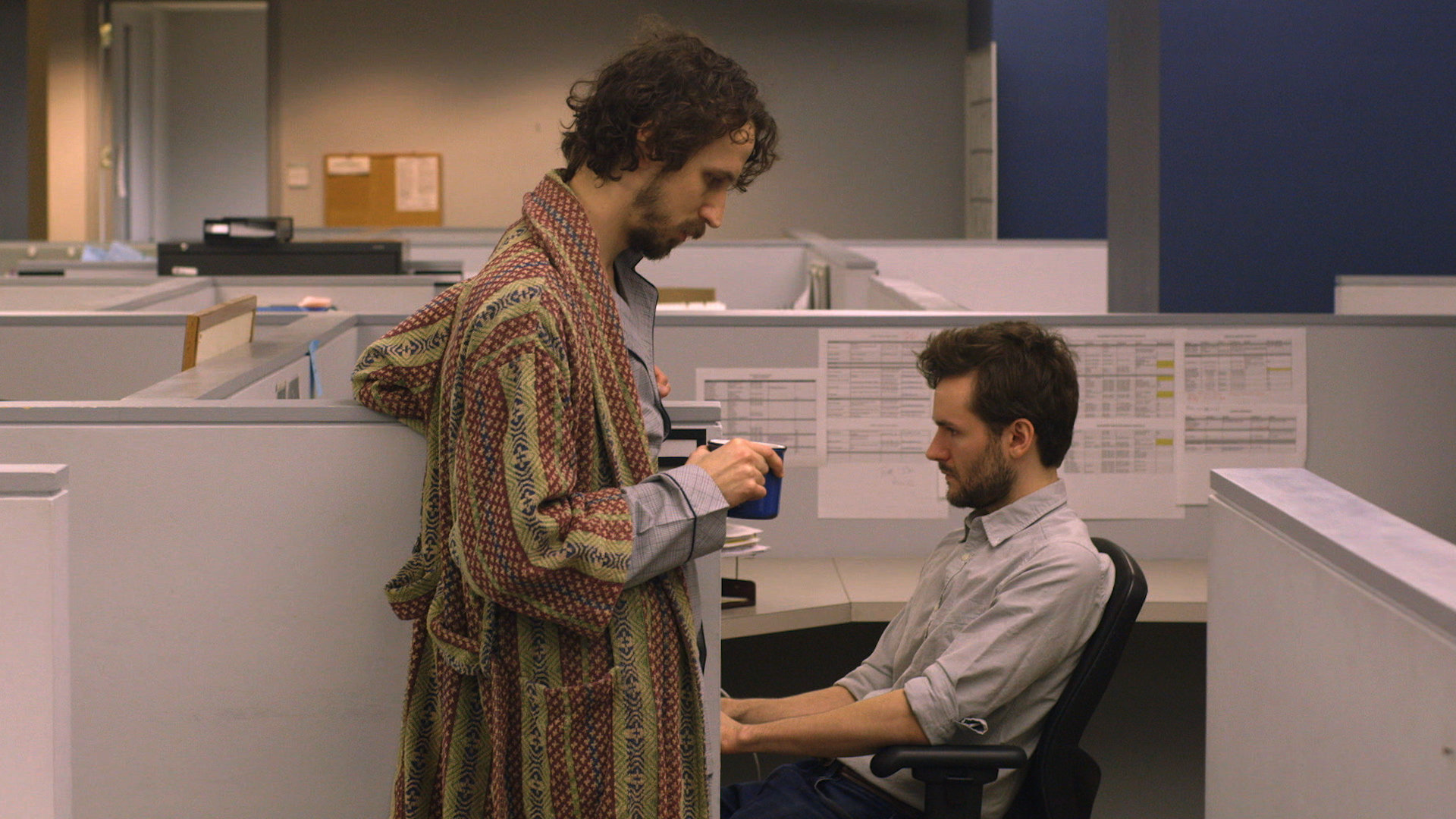 Still of Rob Michael Hugel and Benjamin Apple in Cubed (2014)