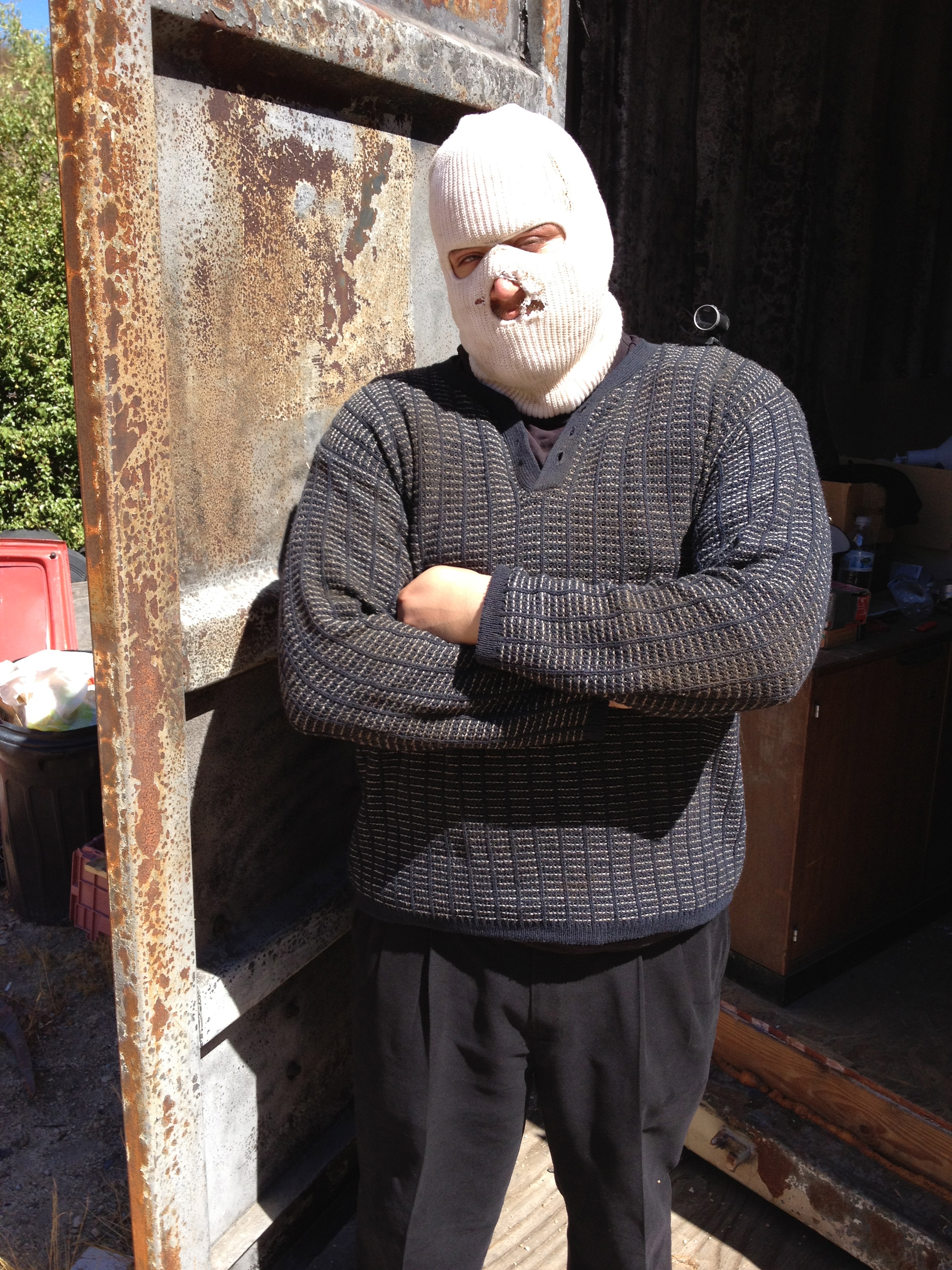 As the Masked Killer in the horror film The Den (2013).