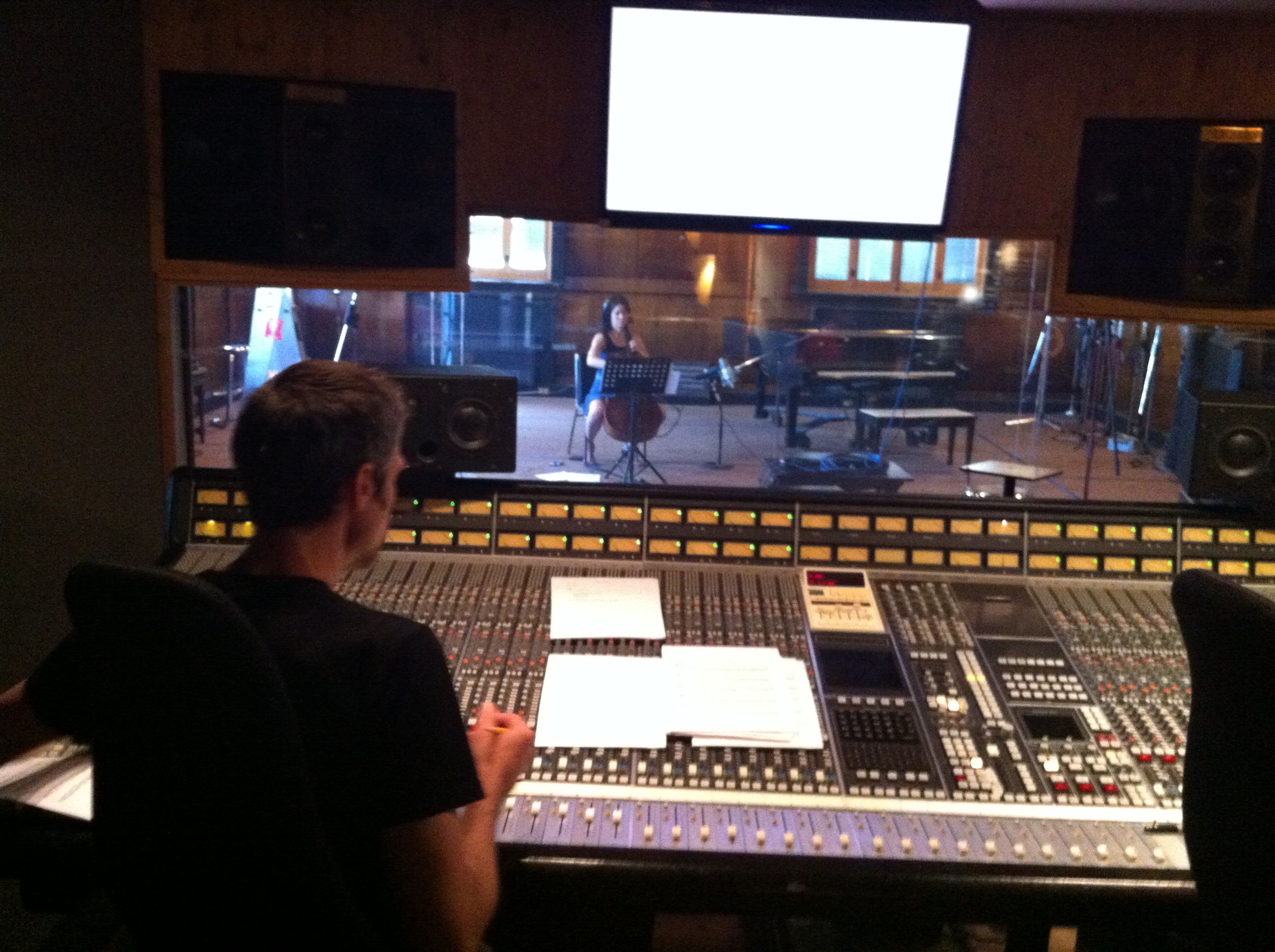 Lost Rivers Recording session at the legendary Victor Studios in Montreal 2012 with Shelia Hannigan.
