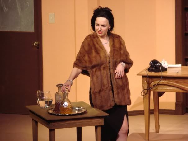 Actress Alexis KIley in the stage production of 