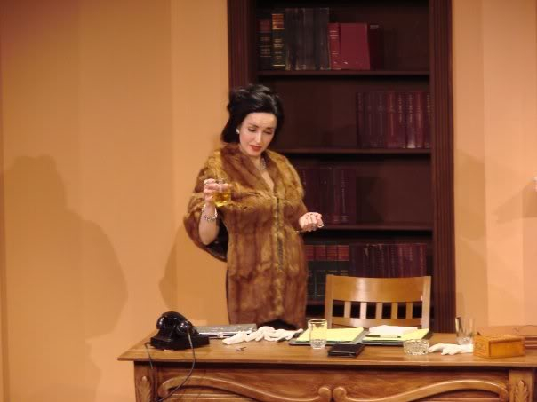 Actress Alexis KIley in the stage production of 