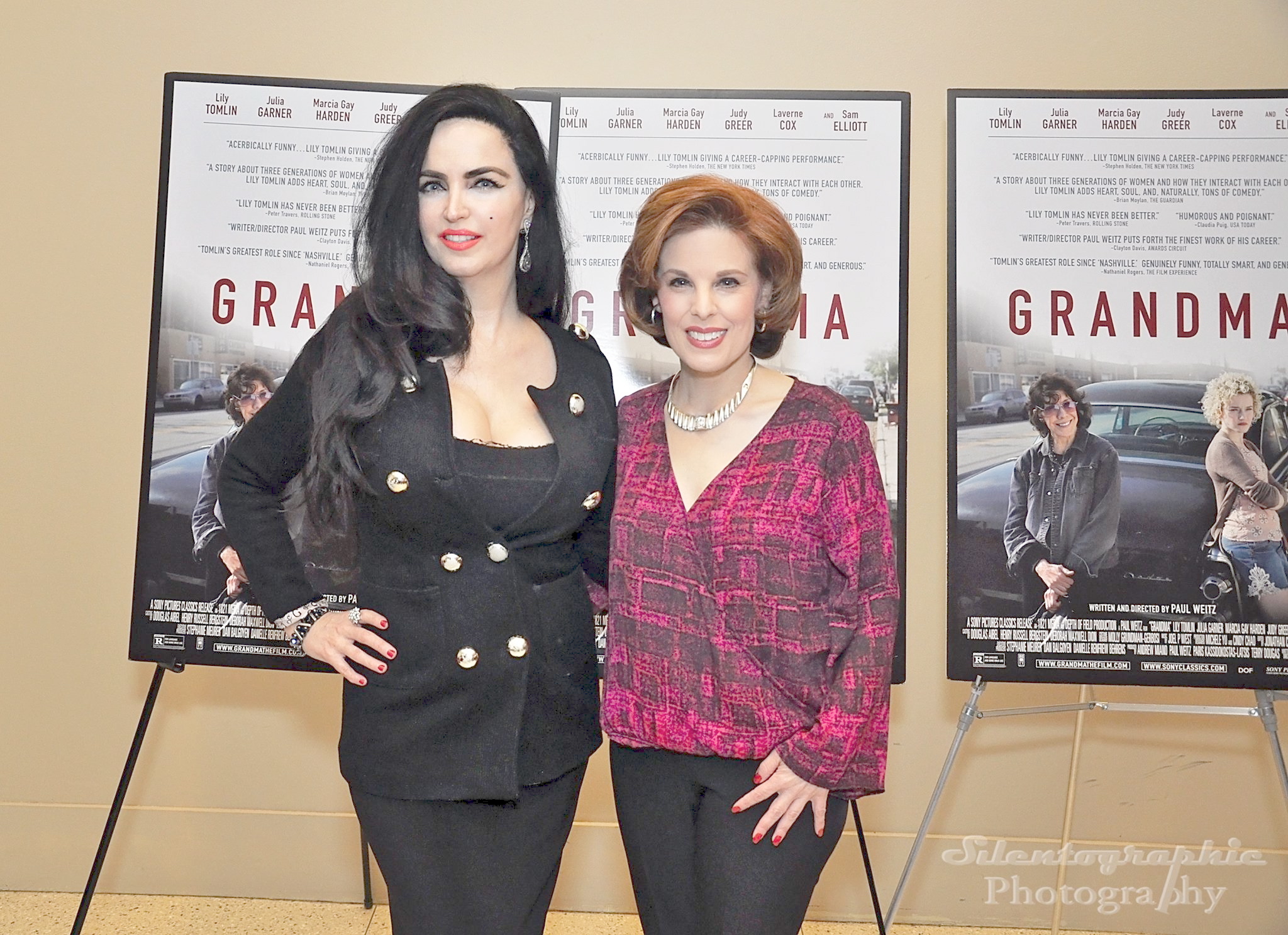 (Left to right) Actress Alexis Kiley and friend actress Katherine Kramer of Kat Kramer Films at the Special Screening of 