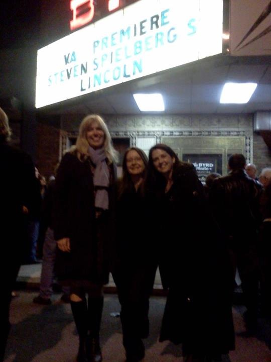 Virginia Premiere of LINCOLN, with Erica Arvold and Anne Chapman