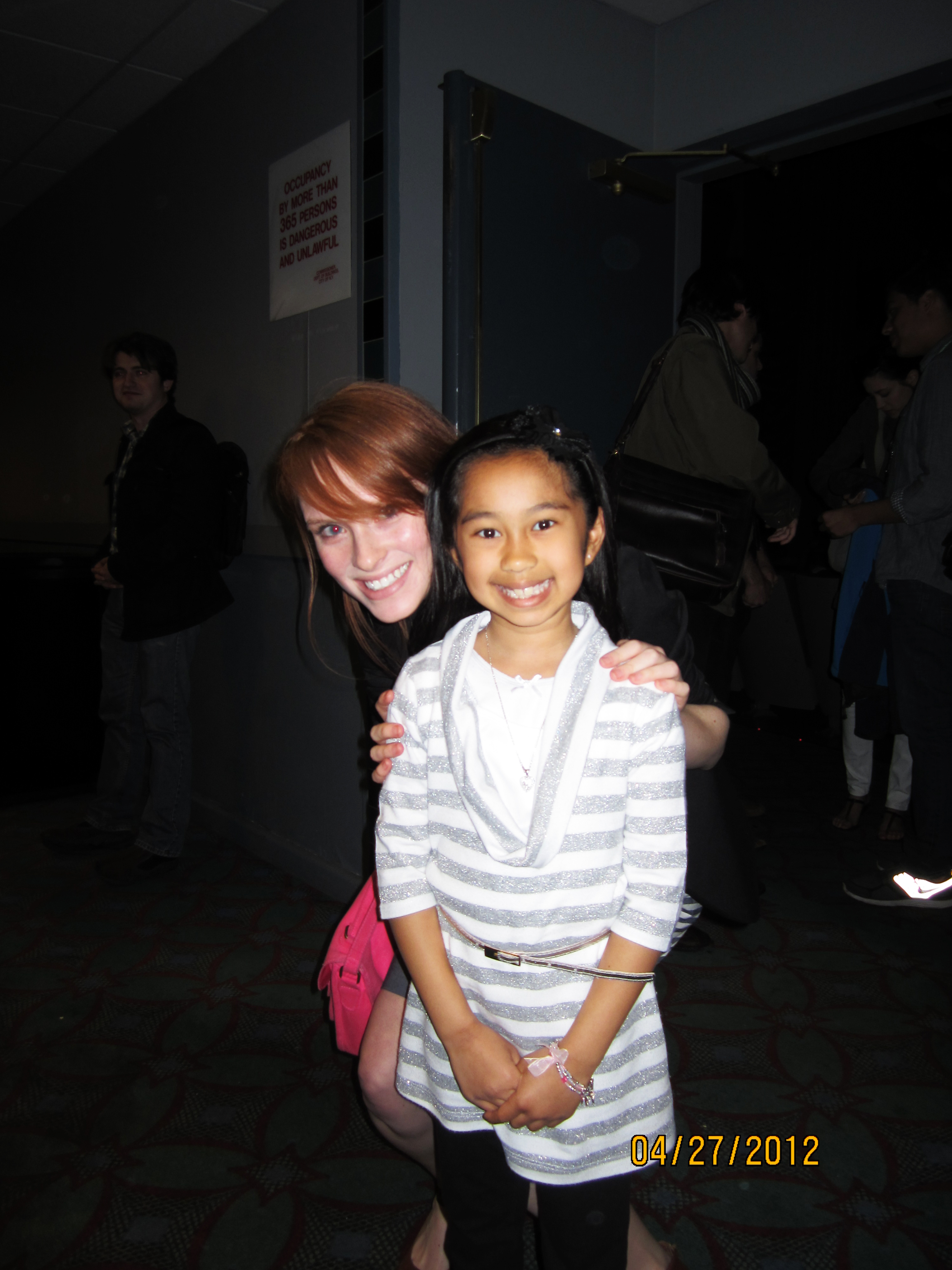 At Tribeca Film Festival with actor Kathleen Littlefield - April 2012