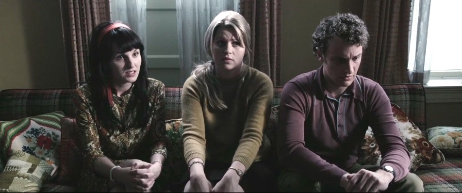 Still of Morganna May, Amy Tipton, and Zach Pappas in The Conjuring.