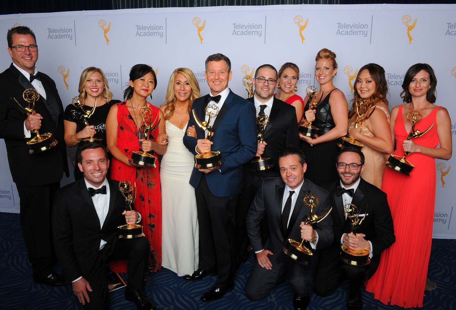 Shark Tank Emmy 2015 - Best Structured Reality TV Show. Lori Greiner, Clay Newbill, Yun Linguer, Producers