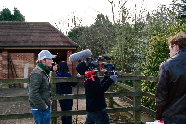 Steve Ramsden directing 'EcoSoc'(2009) in Surrey, UK