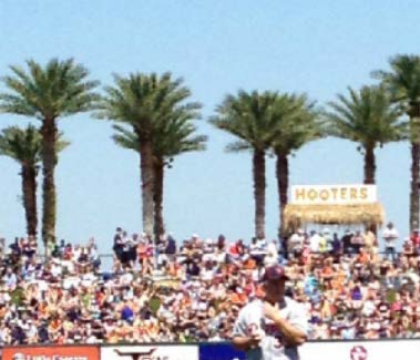 Undersize Me Promo. Tigers vs. Rays. Spring Training. 75-Year Attendance Record.