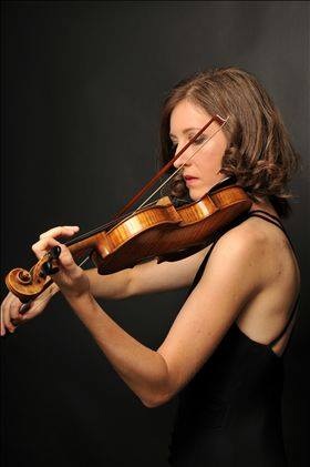 Me as violinist, by Helena Tepli